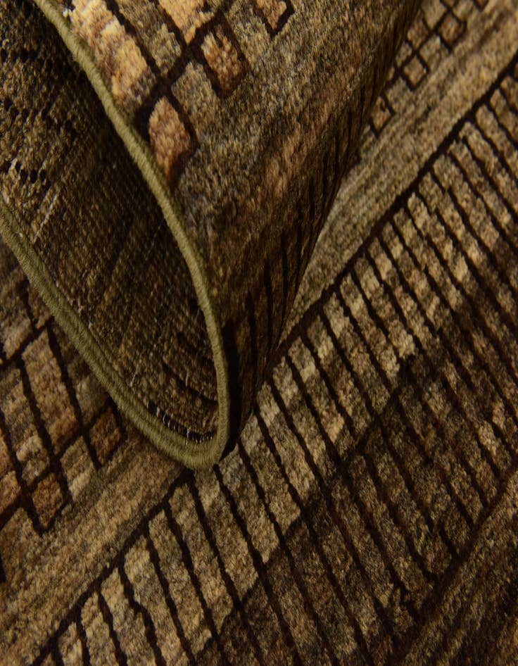 Detail image of  2' 8 x 4' 2  Hand Knotted Modern Ziegler Rug