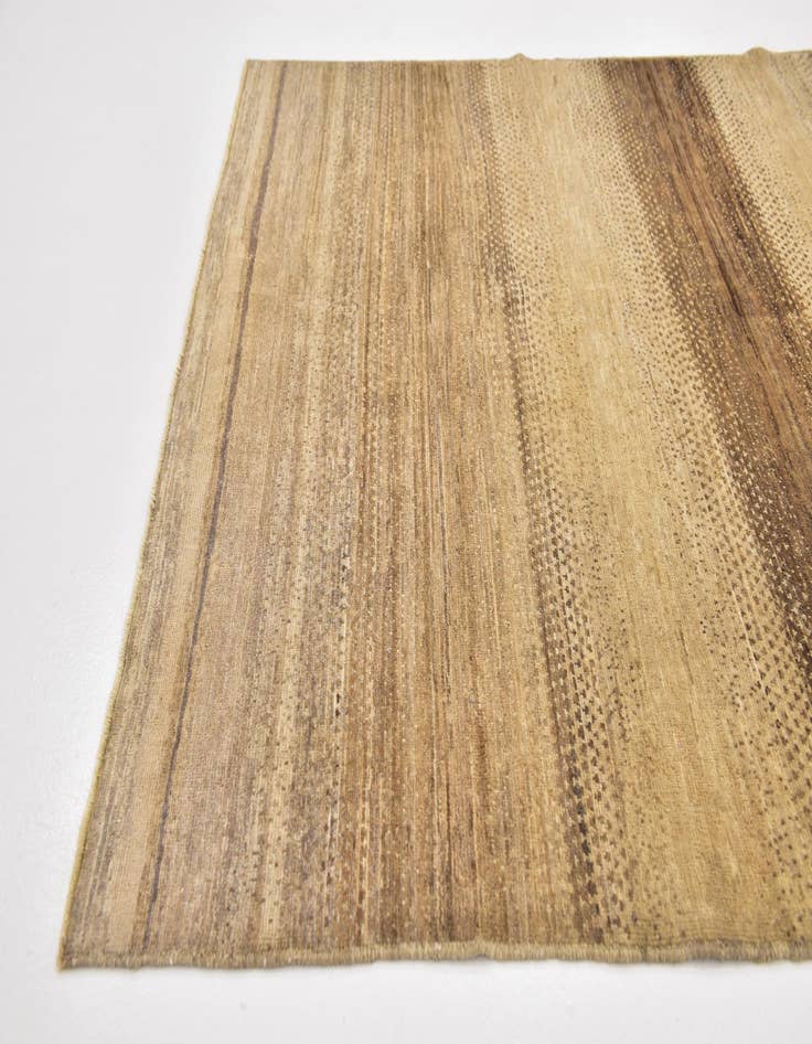 Detail image of  4' 10 x 6' 5  Hand Knotted Modern Ziegler Rug