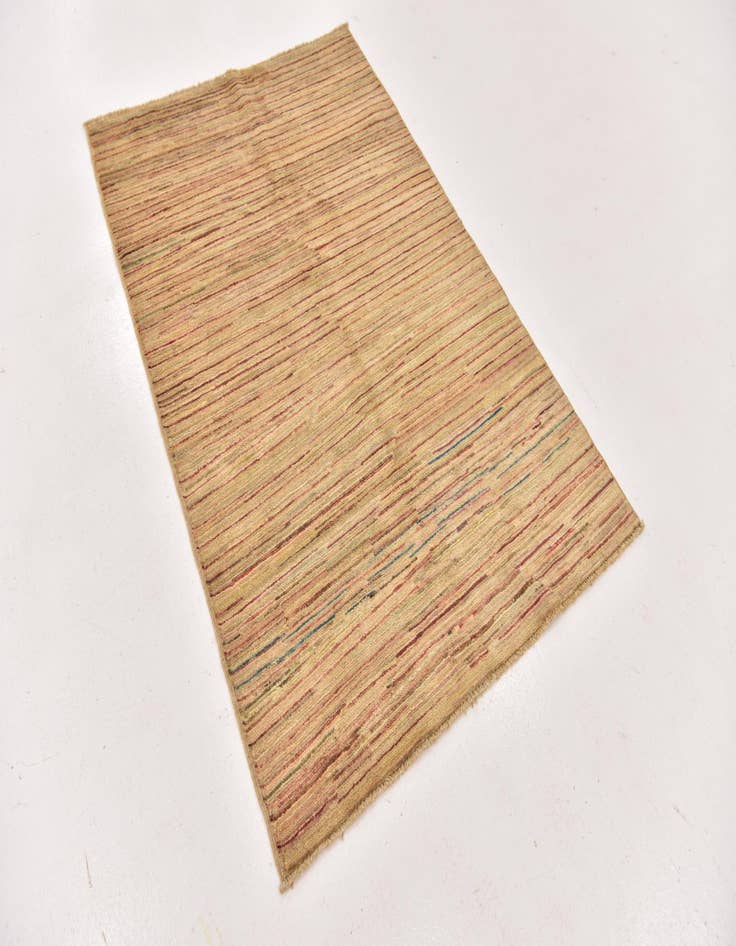 Detail image of  3' 8 x 5' 5  Hand Knotted Modern Ziegler Rug