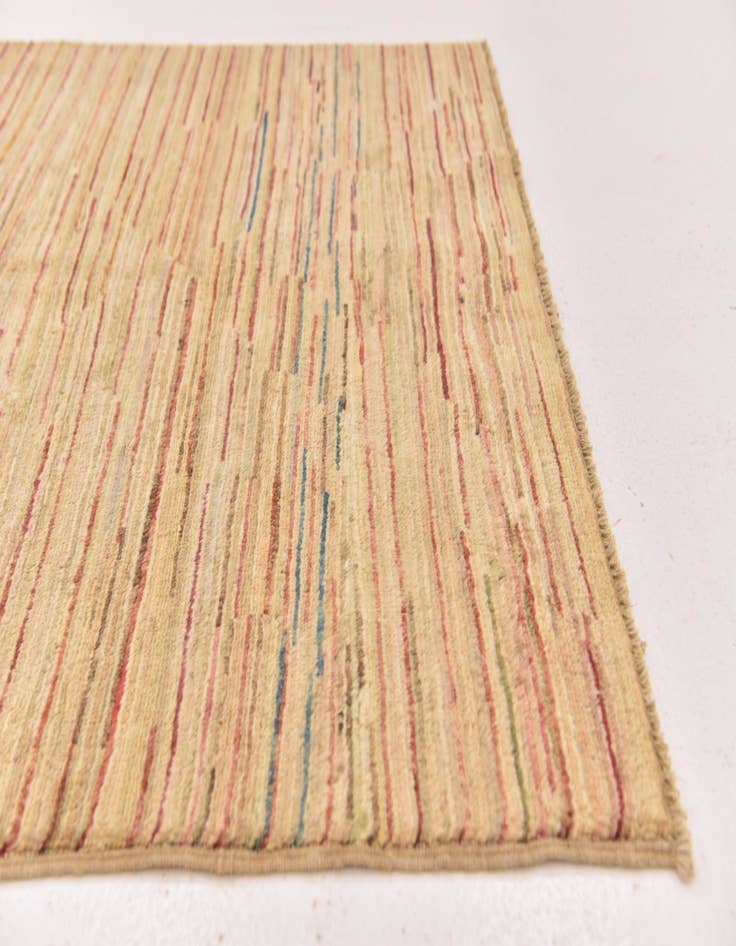 Detail image of  3' 8 x 5' 5  Hand Knotted Modern Ziegler Rug