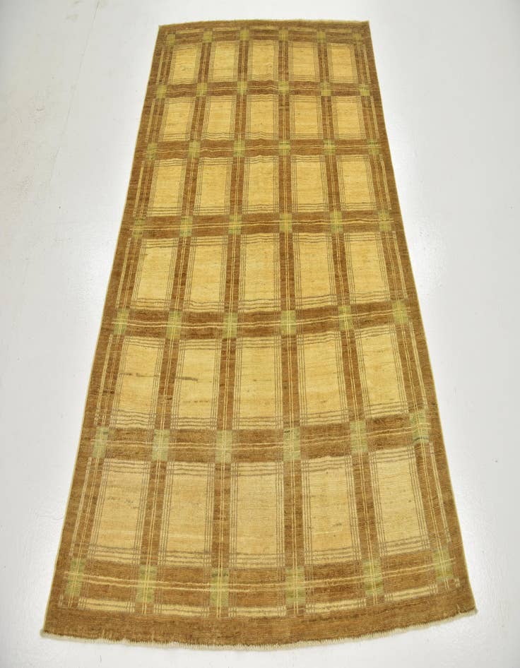 Detail image of  4' 7 x 6' 6  Hand Knotted Modern Ziegler Rug