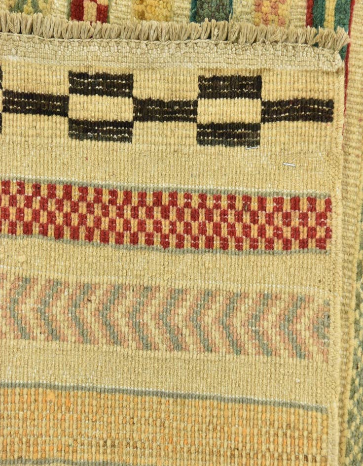 Detail image of  6' 7 x 9' 7  Hand Knotted Modern Ziegler Rug