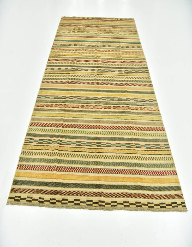 Detail image of  6' 7 x 9' 7  Hand Knotted Modern Ziegler Rug