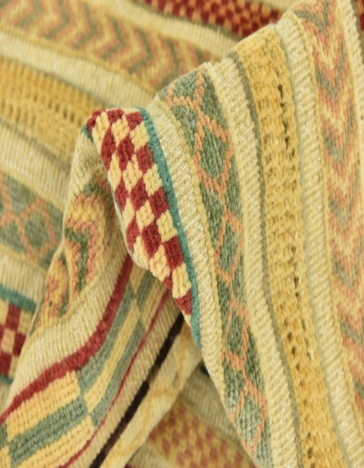 Detail image of  6' 7 x 9' 7  Hand Knotted Modern Ziegler Rug