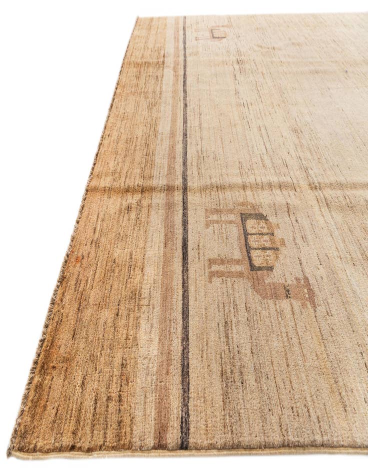 Detail image of  6' 8 x 9' 7  Hand Knotted Modern Ziegler Rug