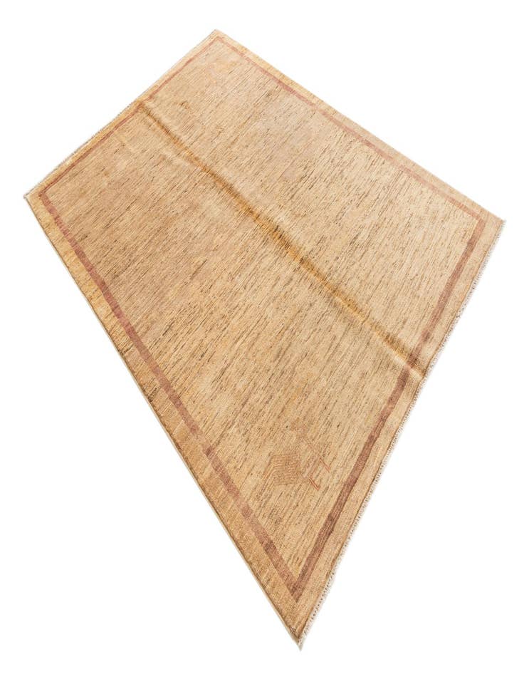 Detail image of  4' 9 x 6' 5  Hand Knotted Modern Ziegler Rug