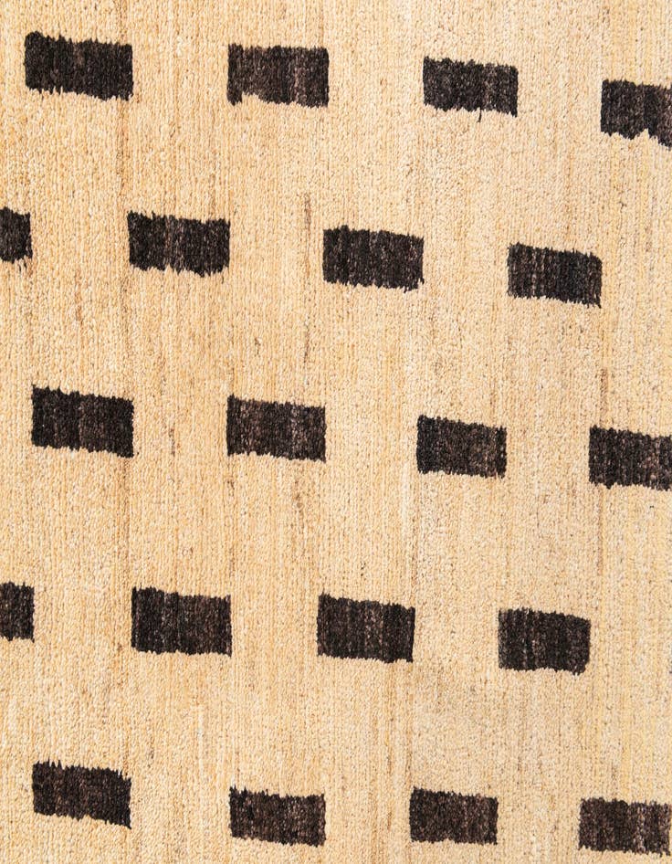 Detail image of  4' 8 x 6' 6  Hand Knotted Modern Ziegler Rug