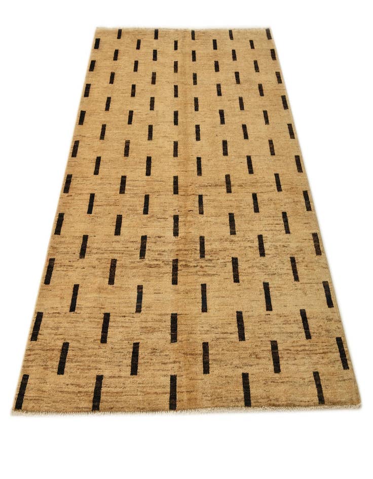 Detail image of  4' 10 x 6' 5  Hand Knotted Modern Ziegler Rug