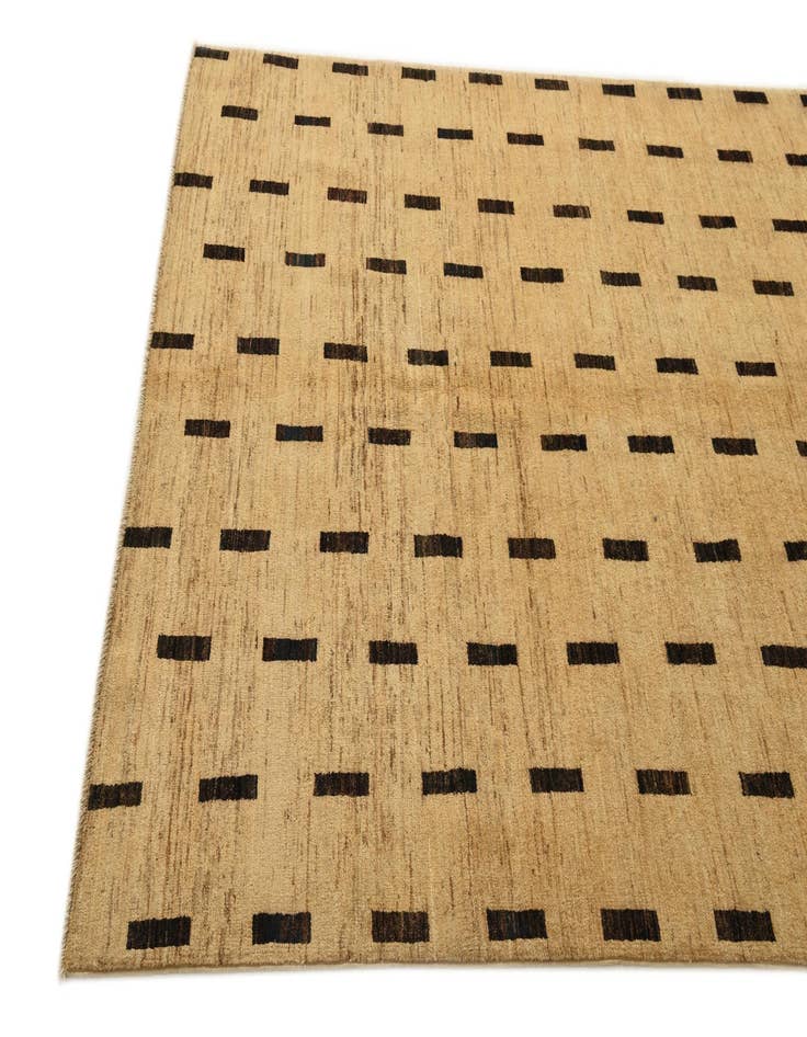 Detail image of  4' 10 x 6' 5  Hand Knotted Modern Ziegler Rug