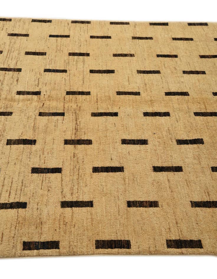 Detail image of  4' 10 x 6' 5  Hand Knotted Modern Ziegler Rug