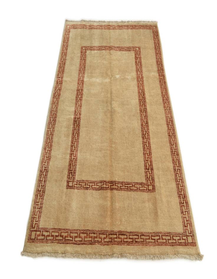 Detail image of  4' 1 x 6' 2  Hand Knotted Modern Ziegler Rug