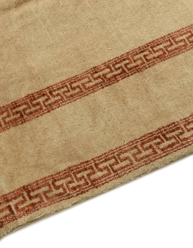 Detail image of  4' 1 x 6' 2  Hand Knotted Modern Ziegler Rug