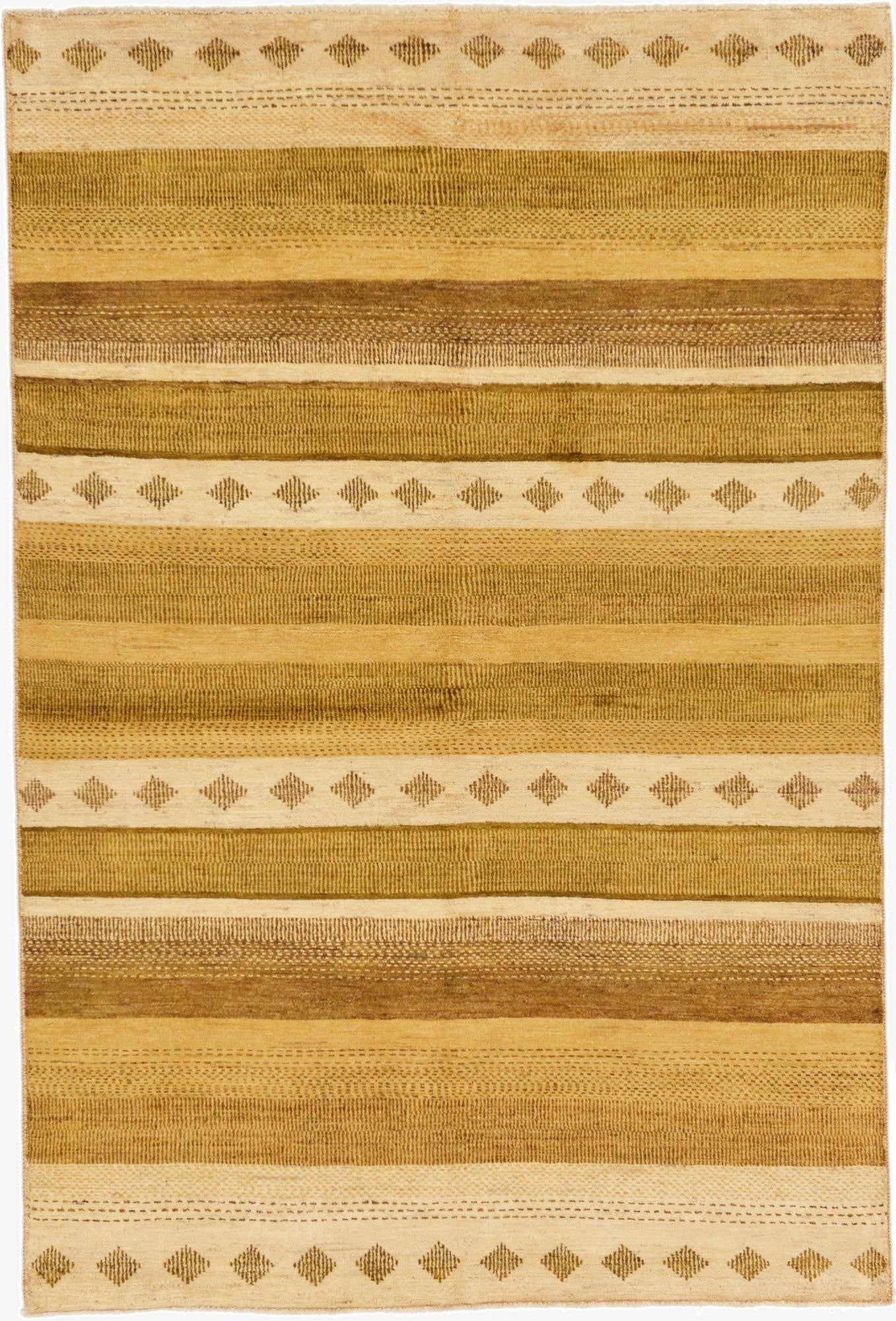  5' 6 x 8' 2  Hand Knotted Modern Ziegler Rug