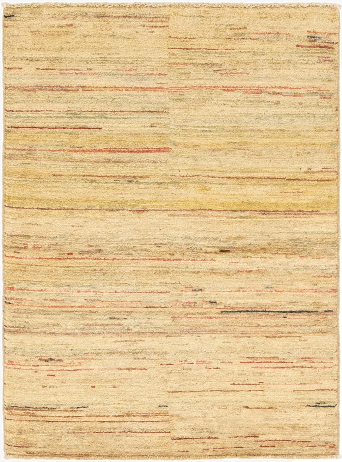  3' 5 x 4' 9  Hand Knotted Modern Ziegler Rug