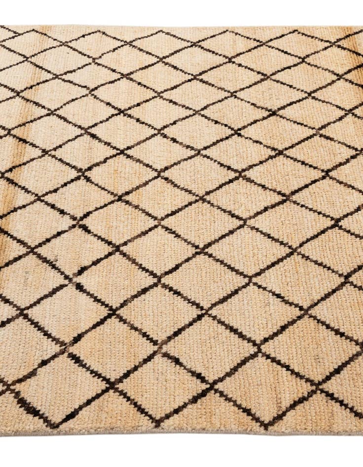 Detail image of  3' 9 x 5' 11  Hand Knotted Moroccan Rug