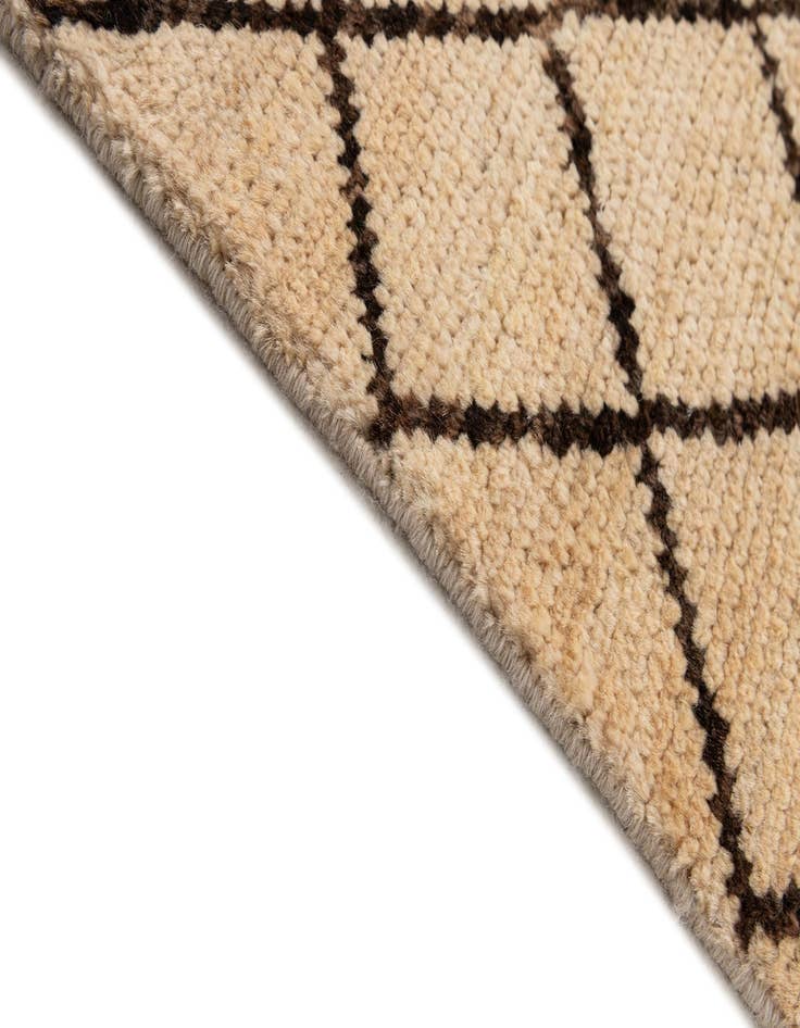 Detail image of  3' 9 x 5' 11  Hand Knotted Moroccan Rug