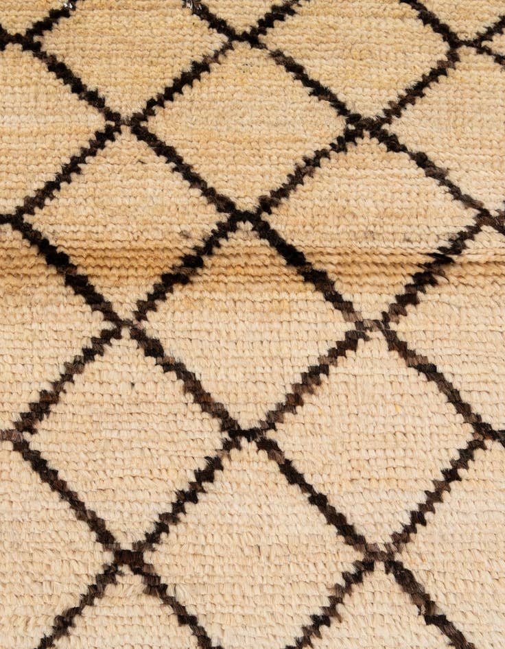 Detail image of  3' 9 x 5' 11  Hand Knotted Moroccan Rug