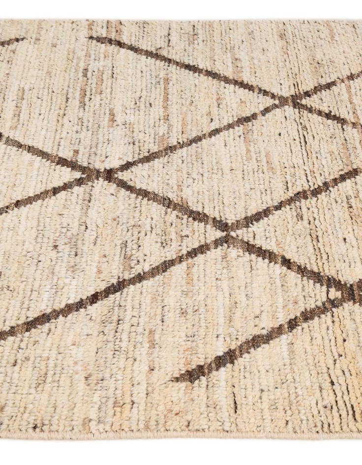 Detail image of  4' x 5' 10  Hand Knotted Moroccan Wool Rug