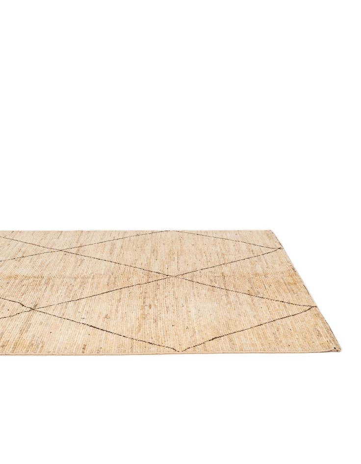 Detail image of  4' 10 x 5' 8  Hand Knotted Moroccan Wool Rug