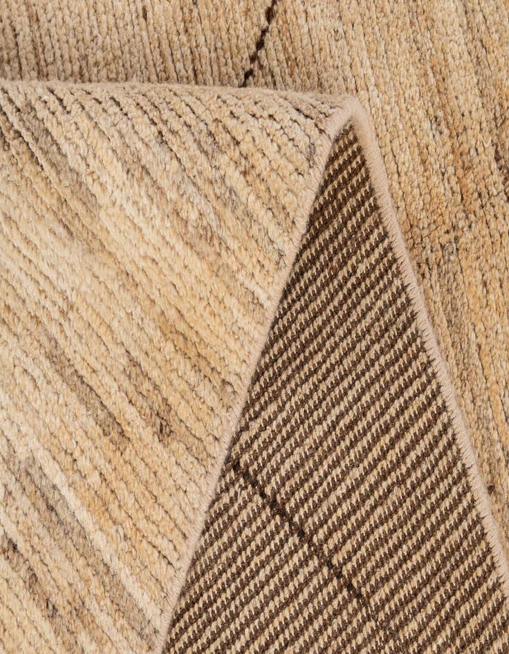 Detail image of  4' 10 x 5' 8  Hand Knotted Moroccan Wool Rug