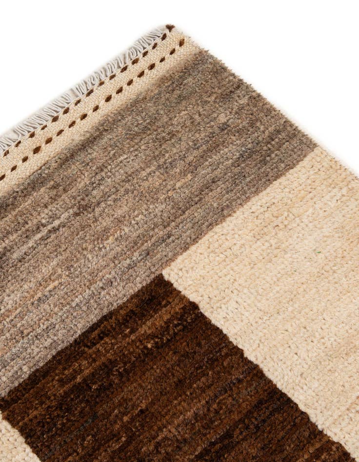 Detail image of  4' 11 x 6' 7  Hand Knotted Moroccan Wool Rug