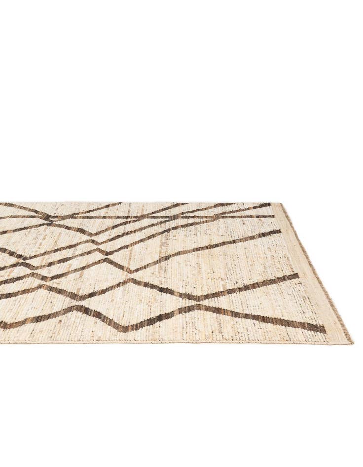 Detail image of  5' 1 x 6' 5  Hand Knotted Moroccan Wool Rug