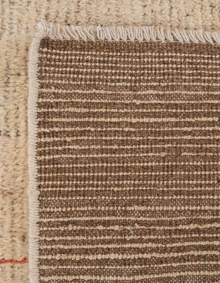 Detail image of  5' 6 x 7' 8  Hand Knotted Moroccan Wool Rug