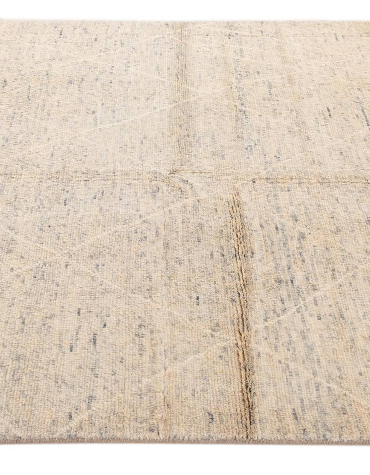 Detail image of  5' 1 x 8'  Hand Knotted Moroccan Wool Rug