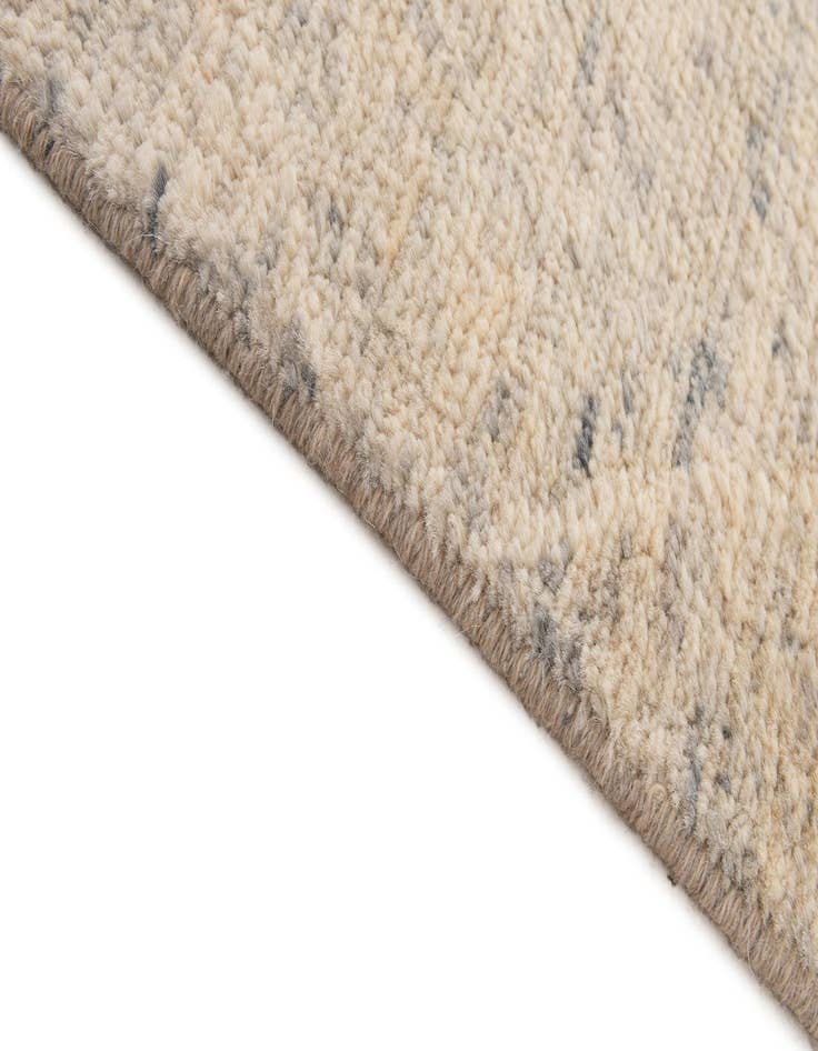 Detail image of  5' 1 x 8'  Hand Knotted Moroccan Wool Rug