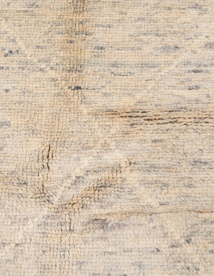 Detail image of  5' 1 x 8'  Hand Knotted Moroccan Wool Rug