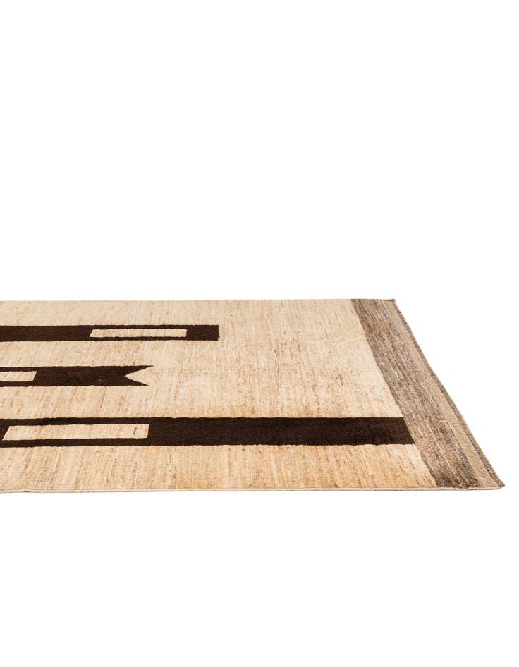 Detail image of  5' 5 x 7' 10  Hand Knotted Moroccan Wool Rug