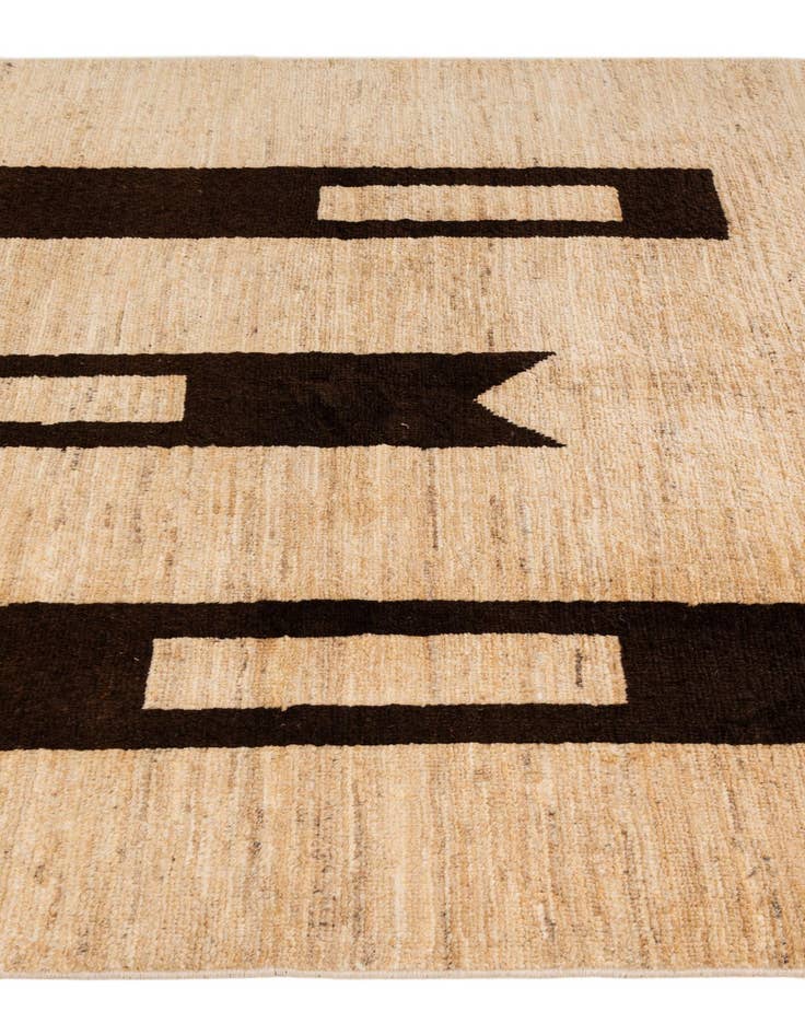 Detail image of  5' 5 x 7' 10  Hand Knotted Moroccan Wool Rug