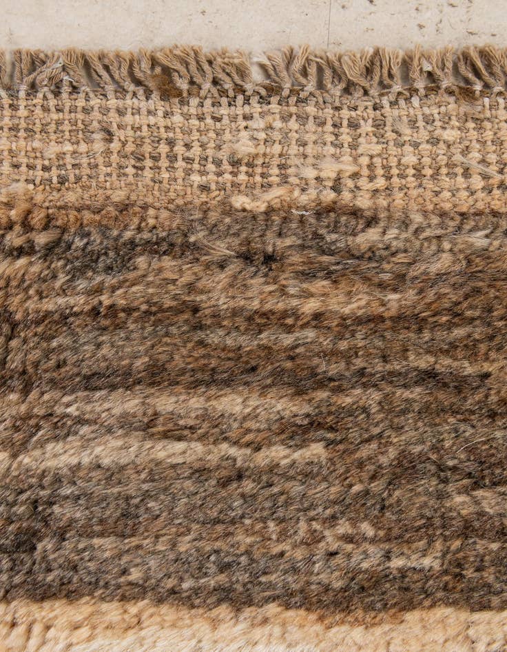 Detail image of  5' 5 x 7' 10  Hand Knotted Moroccan Wool Rug