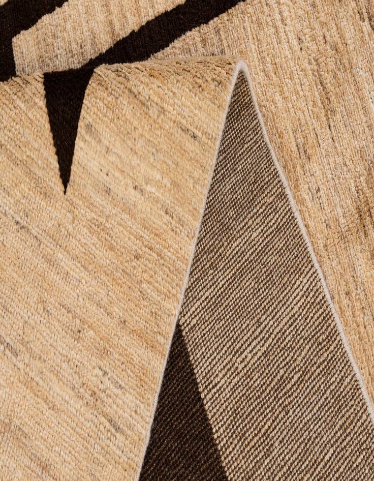 Detail image of  5' 5 x 7' 10  Hand Knotted Moroccan Wool Rug