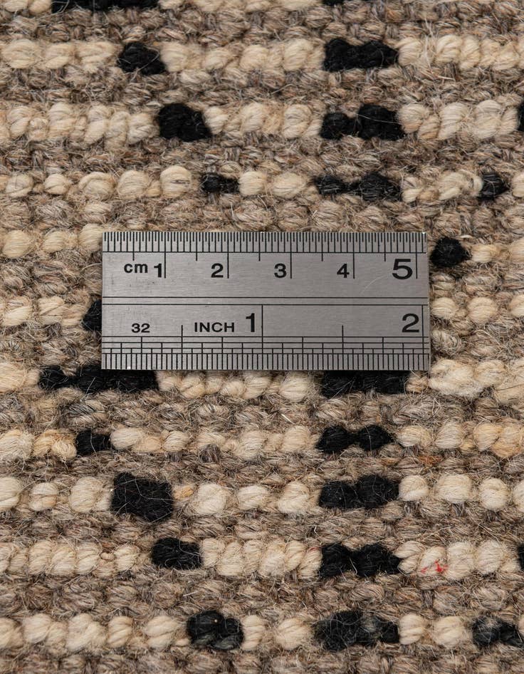 Detail image of  5' 10 x 7' 7  Hand Knotted Moroccan Wool Rug