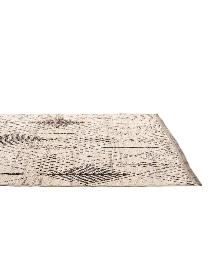 Detail image of  5' 10 x 7' 7  Hand Knotted Moroccan Wool Rug