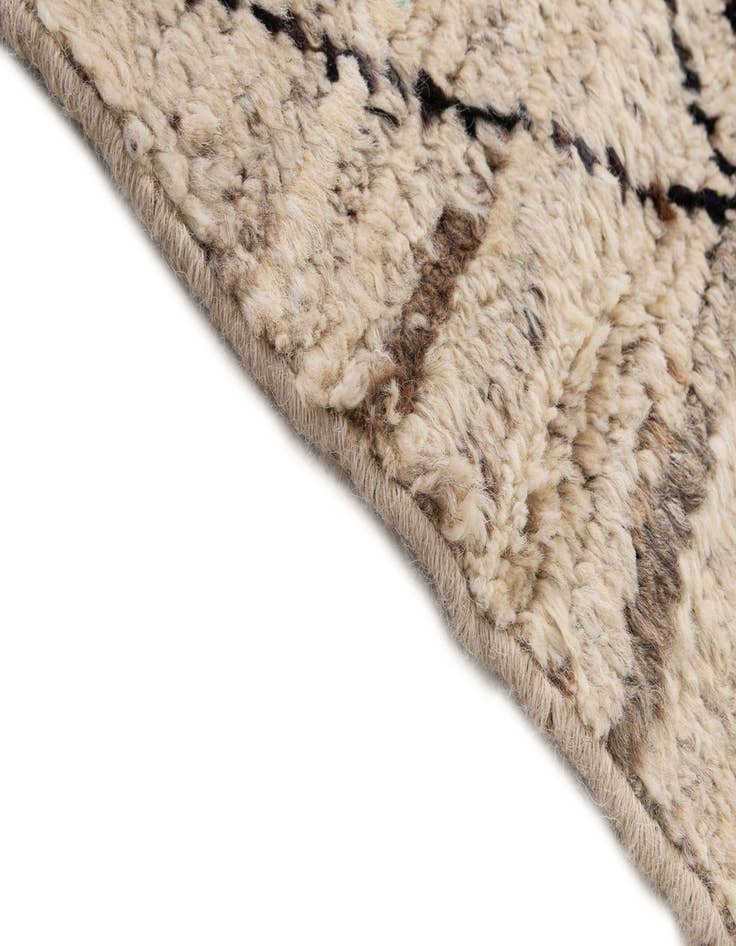 Detail image of  5' 10 x 7' 7  Hand Knotted Moroccan Wool Rug