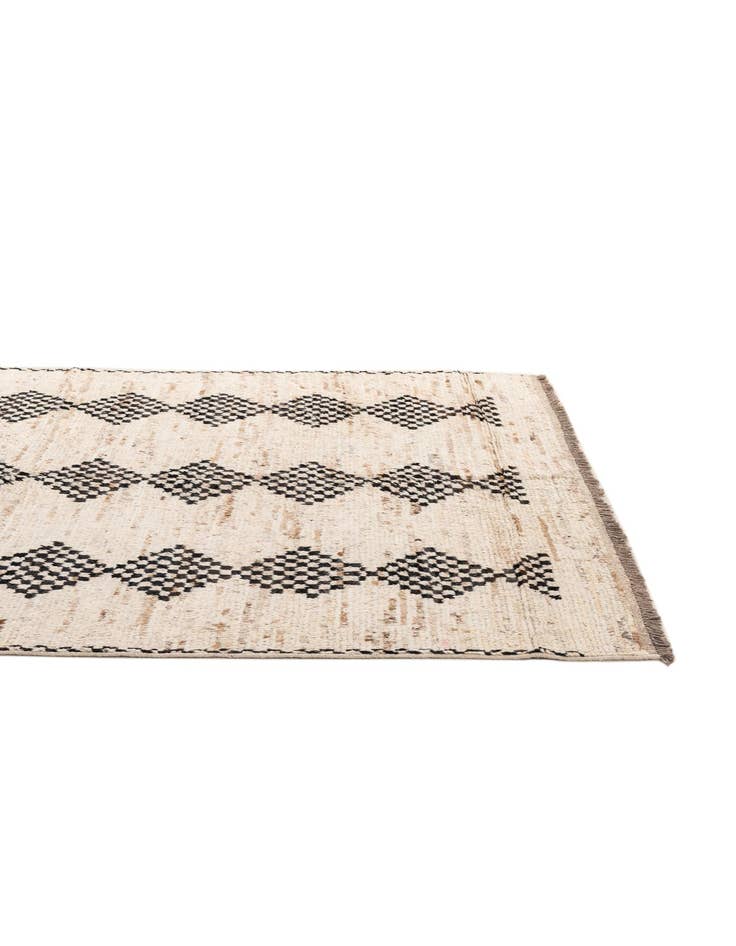 Detail image of  5' 8 x 7' 10  Hand Knotted Moroccan Wool Rug