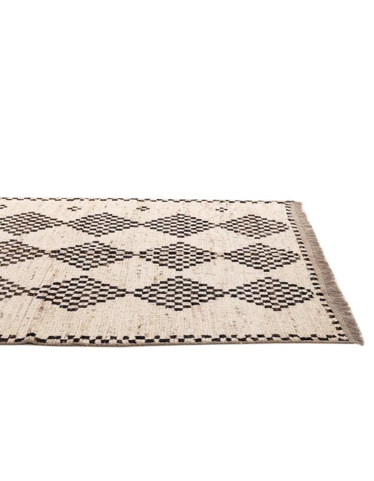 Detail image of  5' 8 x 7' 7  Hand Knotted Moroccan Wool Rug