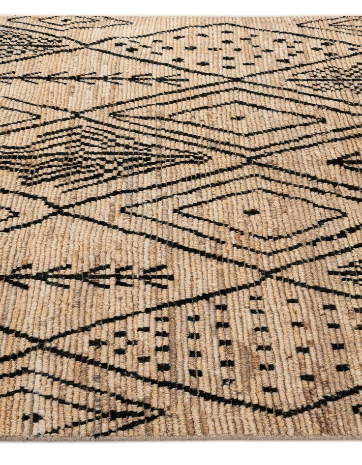 Detail image of  5' 9 x 7' 6  Hand Knotted Moroccan Wool Rug