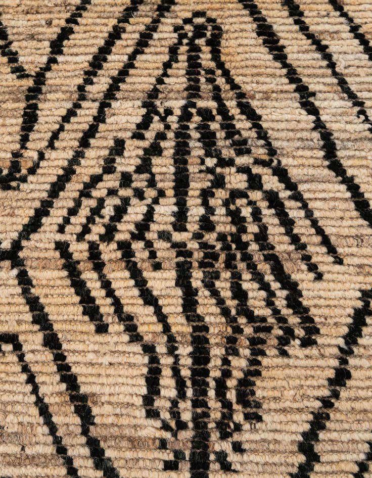 Detail image of  5' 9 x 7' 6  Hand Knotted Moroccan Wool Rug