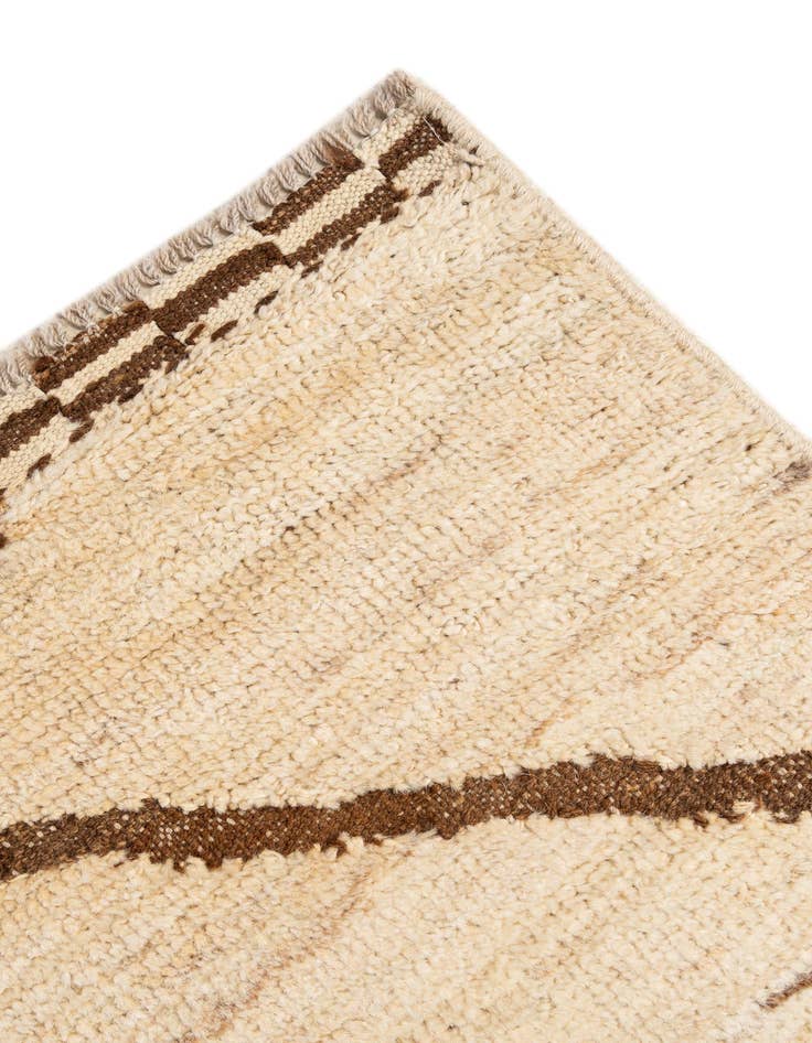 Detail image of  5' 7 x 7' 11  Hand Knotted Moroccan Wool Rug