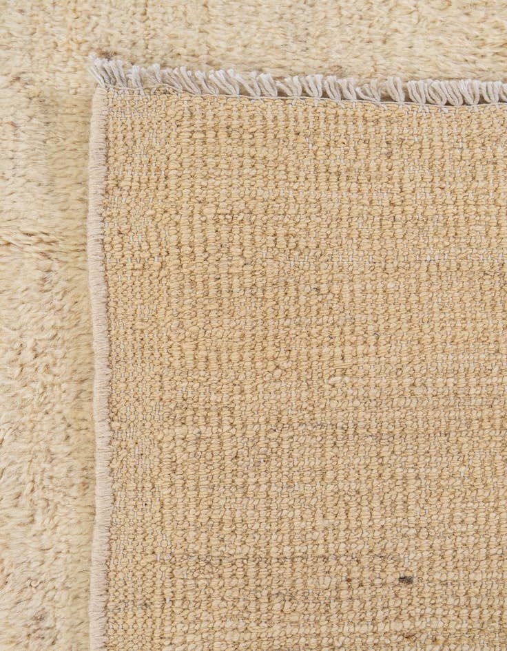 Detail image of  5' 10 x 7' 10  Hand Knotted Moroccan Wool Rug