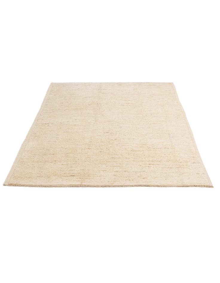 Detail image of  5' 10 x 7' 10  Hand Knotted Moroccan Wool Rug