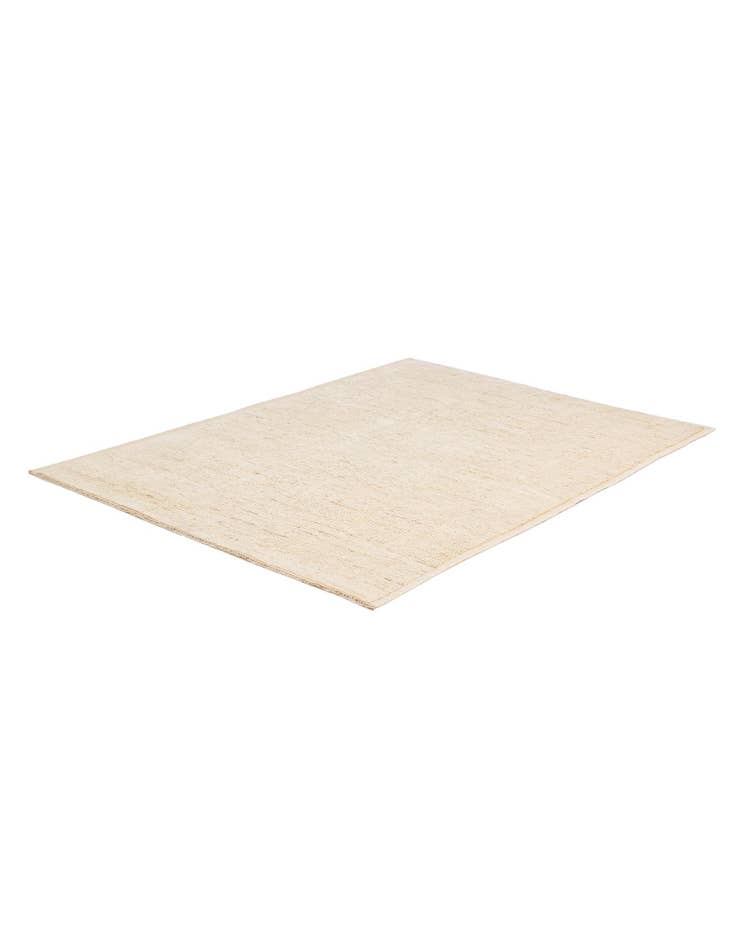 Detail image of  5' 10 x 7' 10  Hand Knotted Moroccan Wool Rug