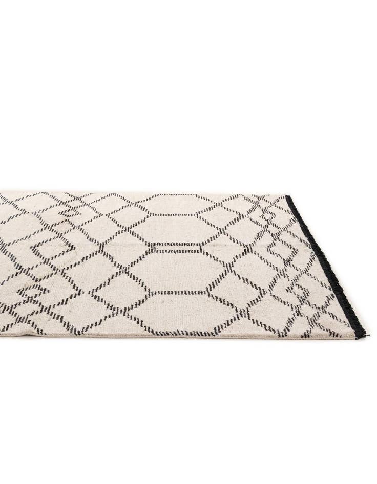 Detail image of  5' 6 x 8' 1  Hand Knotted Moroccan Wool Rug