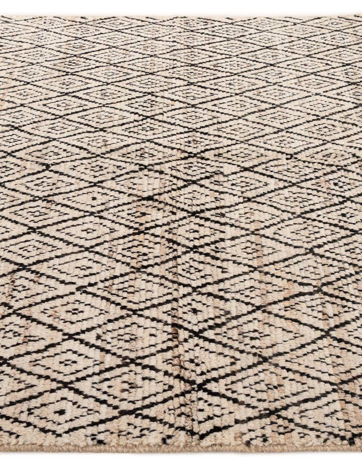 Detail image of  5' 10 x 8' 3  Hand Knotted Moroccan Wool Rug