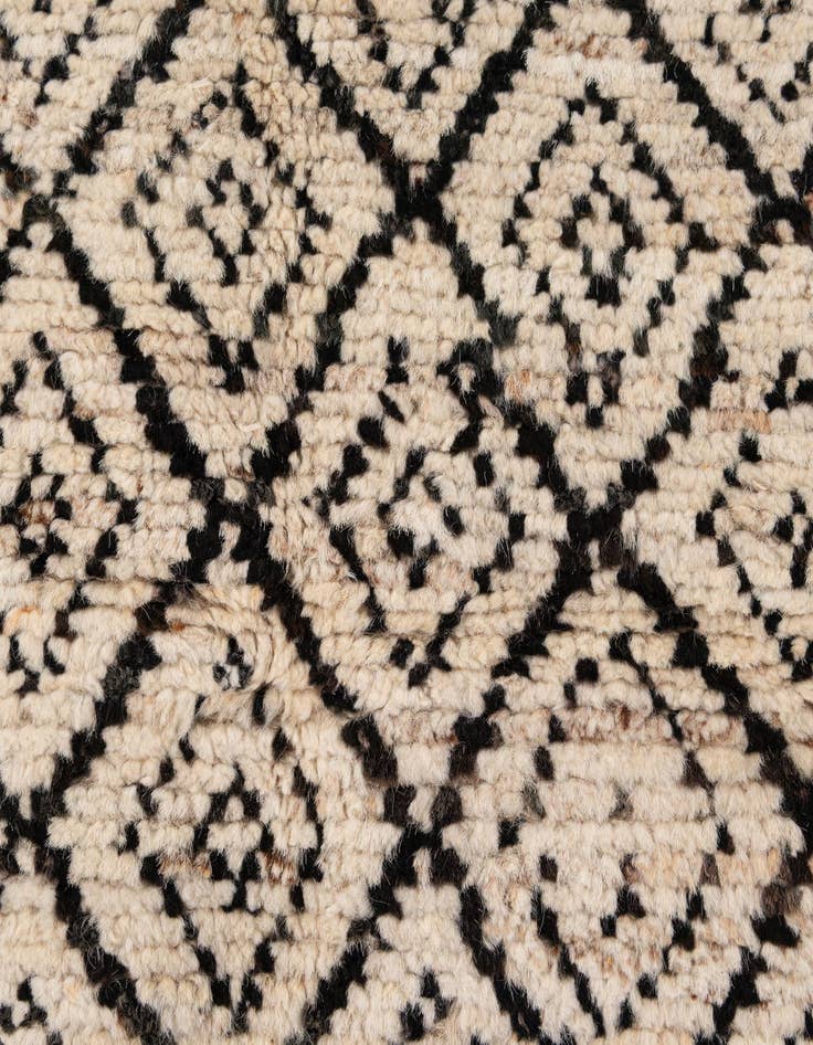 Detail image of  5' 10 x 8' 3  Hand Knotted Moroccan Wool Rug