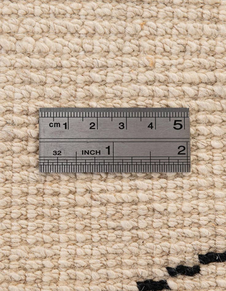 Detail image of  5' 10 x 7' 11  Hand Knotted Moroccan Wool Rug