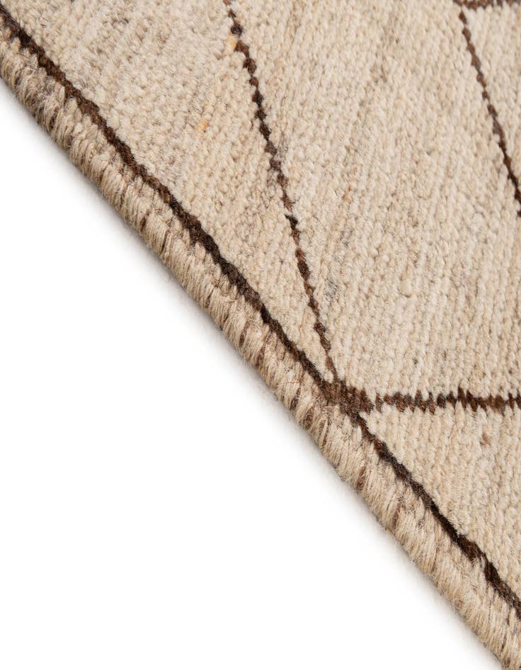 Detail image of  5' 10 x 7' 11  Hand Knotted Moroccan Wool Rug